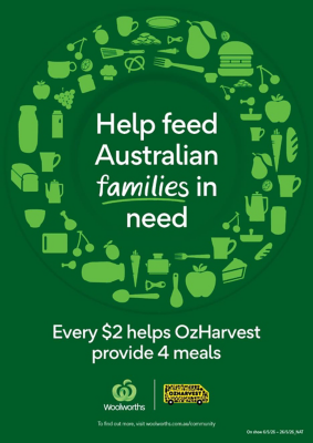 OzHarvest appeal poster